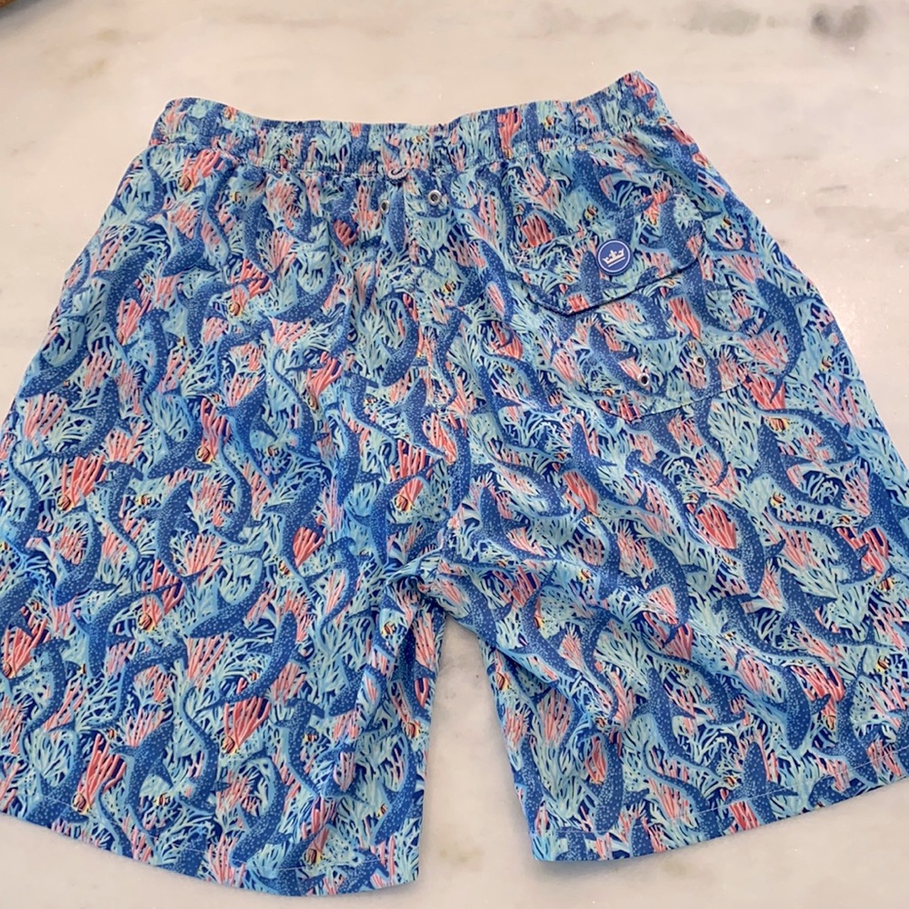 Peter Millar Men’s swim trunks large EUC